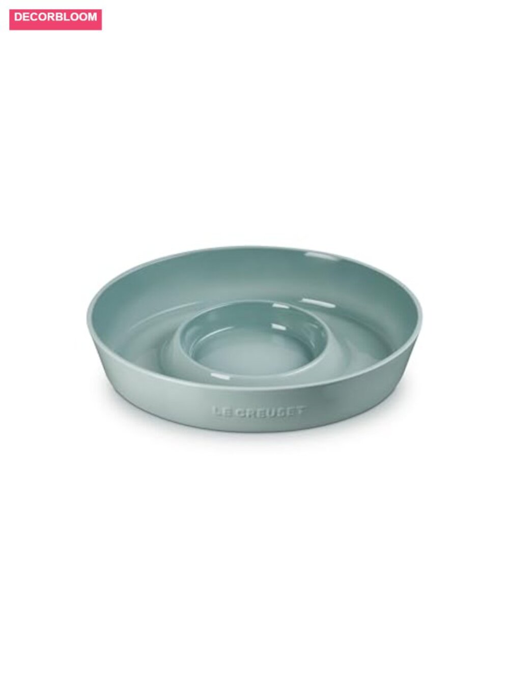 Le Creuset Stoneware Signature Oval Chip and Dip Platter 13 Inch with 24 oz